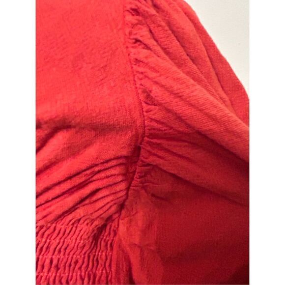 Free People String Of Hearts Maxi Dress Smocked size L - Picture 5 of 8